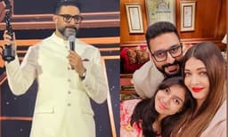 ‘‘ഐശ്വര്യയുടെയും ആരാധ്യയുടെയും ത്യാഗമാണ് ഞാനിവിടെ നില്‍ക്കാനുള്ള കാരണം; ഈ അവാര്‍ഡ് എന്റെ അച്ഛനും മകള്‍ക്കും സമര്‍പ്പിക്കുന്നു...’’ വികാരധീനനായി അഭിഷേക് ബച്ചന്‍ 