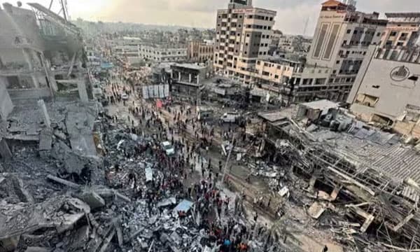 ഗാസയില്‍ വെടിനിര്‍ത്തല്‍ വീണ്ടും ലംഘിച്ചു ; ഗാസയും ഇസ്രായേലും നടത്തിയ ആക്രമണത്തില്‍ 50 മരണം