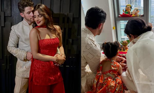 മാള്‍ട്ടിയുടെ കൂട്ടുകാരും ജൊനാസ് കുടുംബവും അമേരിക്കയില്‍ ദീപാവലി ആഘോഷത്തില്‍; ട്രഡീഷണല്‍ ഔട്ട്ഫിറ്റില്‍ ​‍ഹോട്ട് ലുക്കില്‍ പ്രിയങ്ക, ചേര്‍ത്തു പിടിച്ച് നിക്ക് 