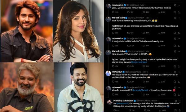 Mahesb babu, prithviraj, rajamouli and priyanka chopra trolls each other (Image Source: X)