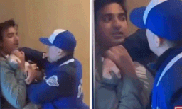 മൊബൈല്‍ തട്ടി താഴെയിട്ടു, ചോദ്യം ചെയ്ത ഇന്ത്യന്‍ വംശജനെ കോളറിന് പിടിച്ച് ആക്രമിച്ച് കനേഡിയന്‍: വീഡിയോ വൈറല്‍
