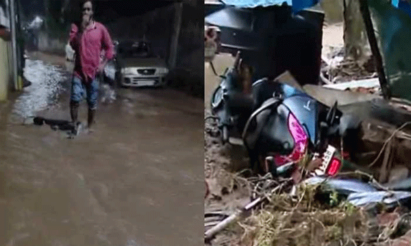 1.38 കോടി ലിറ്റര്‍ സംഭരണ ശേഷിയുള്ള വാട്ടര്‍ടാങ്ക് തകര്‍ന്നു; തമ്മനത്ത് വീടുകളില്‍ വെള്ളം കയറി