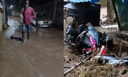 1.38 കോടി ലിറ്റര്‍ സംഭരണ ശേഷിയുള്ള വാട്ടര്‍ടാങ്ക് തകര്‍ന്നു; തമ്മനത്ത് വീടുകളില്‍ വെള്ളം കയറി