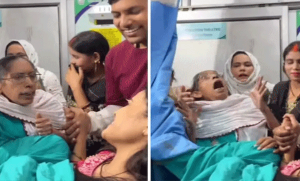 പ്രസവവേദന താങ്ങാനാകാതെ പൊട്ടിക്കരഞ്ഞ് യുവതി: മിണ്ടാതിരിക്കെന്ന് ഭര്‍തൃമാതാവ്: സോഷ്യല്‍ മീഡിയയില്‍ ജനരോഷം 
