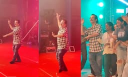 കാക്കോത്തി കാവിലെ കാവതി കാക്കയും, നാഗവല്ലിയും... ഇവിടെ എന്തും പോകും; വേദിയെ ഇളക്കി മറിച്ച് വിനീതിന്റെ ഡാന്‍സ് 
