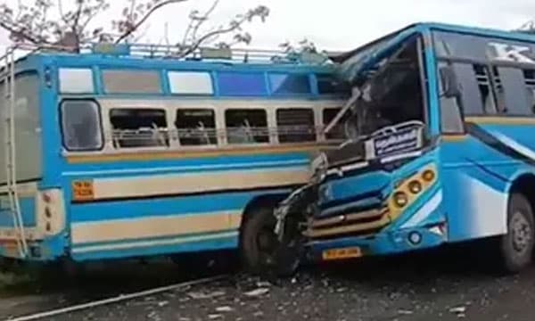 തമിഴ്നാട്ടില്‍ ബസുകള്‍ തമ്മില്‍ കൂട്ടിയിടിച്ച് ആറ് മരണം ; 28 പേര്‍ക്ക് പരിക്കേറ്റു