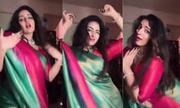 പട്ടുസാരിയില്‍ ഇംഗ്ലീഷ് ഗാനത്തിന് ചുവുടുവെച്ച് മാളവിക മേനോന്‍; ‘ഹേറ്റ് കമന്റ് മാത്രം മതി’യെന്ന് ക്യാപ്ഷന്‍ 
