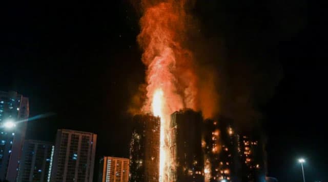 ഹോങ്കോങിലുണ്ടായ വന്‍ തീപിടുത്തം ; മരണം 44 ആയി ഉയര്‍ന്നു, അനേകരെ കാണാനില്ല ; മൂന്ന് പേര്‍ അറസ്റ്റില്‍