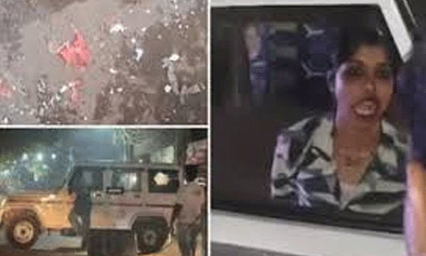 പറവൂരിൽ രാത്രി കാറിലെത്തിയ യുവതി അടക്കമുള്ള നാലംഗ സംഘത്തിന്‍റെ പരാക്രമം