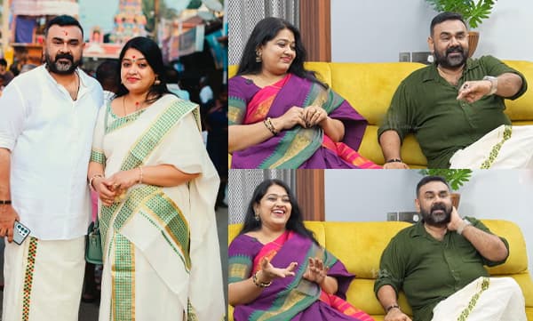 Shaju Sreedhar and Chandni (Image Source: Instagram)