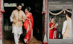 ‘നിങ്ങളാണ് ഇപ്പോൾ അവന്റെ പ്രശ്നമെന്ന് നിങ്ങൾ മനസ്സിലാക്കുന്ന നിമിഷം...’ രാജിനൊപ്പമുള്ള വിവാഹനിമിഷം തമാശയോടെ പങ്കിട്ട് സമാന്ത റൂത്ത് പ്രഭു 