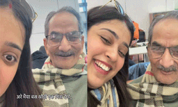 എത്ര മനോഹരമായ കാഴ്ച: ആദ്യമായി വിമാനത്തില്‍ കയറുന്ന അമ്മായിയച്ഛന്‍, യുവതി പങ്കുവച്ച വീഡിയോ ഏറ്റെടുത്ത് നെറ്റീസണ്‍സ് 
