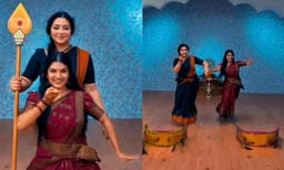 ഞങ്ങളുടെ നൃത്തവിദ്യാലയത്തിലെ ആദ്യ ചുവടുകള്; ‘കാക്കും വടിവേലിന്’ ചുവടുവെച്ച് അനു സിത്താര