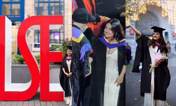 Esther Anil academic success at LSE (Image Source: Instagram)