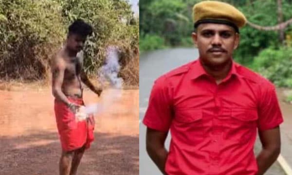 പിണറായിയില്‍ പൊട്ടിയത് പടക്കമല്ല ഗുണ്ട് ; സംഭവം നടന്നത് റീല്‍സ് ചിത്രീകരിക്കുമ്പോള്‍ ; ദൃശ്യങ്ങള്‍ പുറത്ത്