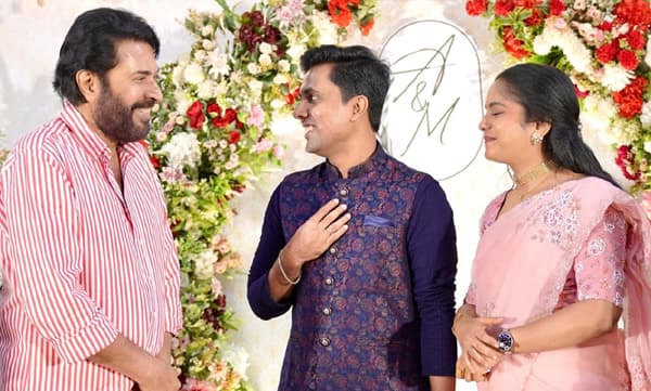 സിദ്ധു പനക്കലിന്റെ മകന്റെ വിവാഹ റിസപ്ഷനില്‍ തിളങ്ങി താരങ്ങള്‍ 

