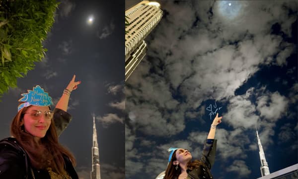 ‘ലവ് യു പപ്പാ....’ കൈപ്പടിയില്‍ എഴുതിയ കുറിപ്പിനൊപ്പം ചന്ദ്രനെ ചൂണ്ടി ദുബായിൽ പുതുവത്സരമാ​ഘോഷിച്ച് ഇഷ ഡിയോള്‍ ലവ് ഇമോജി കമന്റായി നല്‍കി സഹോദരൻ ബോബി ഡിയോൾ