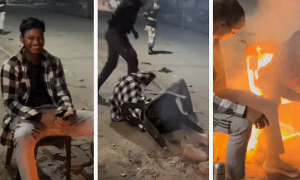 പകരത്തിന് പകരം! കസേര വലിച്ച് താഴെയിട്ടതില്‍ സുഹൃത്തിനോട് യുവാവിന്റെ പ്രതികാരം, വൈറലായി വീഡിയോ 
