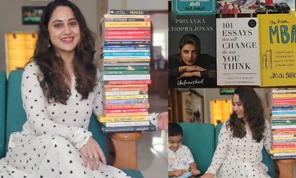 Miya George about her reading habit (Image Source: Instagram)