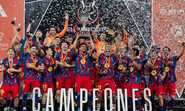 ബാഴ്‌സിലോണ സ്പാനിഷ സൂപ്പര്‍കപ്പില്‍ ജേതാക്കളായി ; എല്‍ക്ലാസ്സിക്കോയില്‍ റയലിനെ തുരത്തി