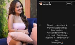 ‘എല്ലാത്തില്‍ നിന്നും ഇടവേളയെടുക്കുന്നു, തിരിച്ചുവരുമോ ഇല്ലയോയെന്ന് ഉറപ്പില്ല, സ്വകാര്യതയെ മാനിച്ച് സ്വതന്ത്രമായി ജീവിക്കാൻ അനുവദിക്കുക...’ നിഗൂഡപോസ്റ്റുമായി ഗായിക നേഹ കക്കര്‍