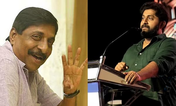 Dhyan Sreenivasan emotional on stage (Image Source: Instagram)