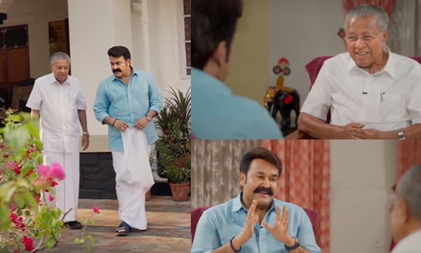 Mohanlal's interview with Pinarayi Vijayan (Image Source: Instagram)