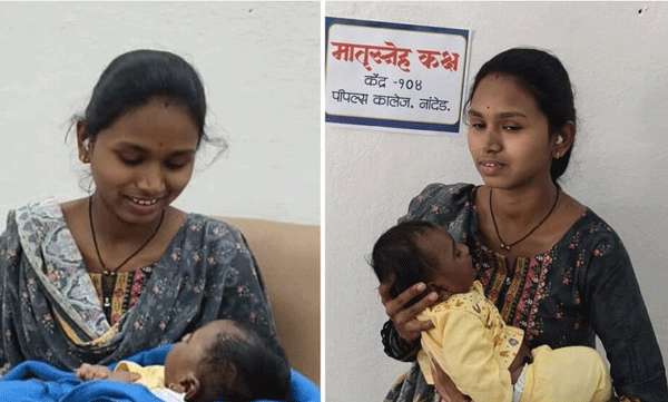 പ്രസവം കഴിഞ്ഞിട്ട് വെറും പത്ത് ദിവസം: കൈക്കുഞ്ഞുമായി പരീക്ഷ എഴുതാനെത്തി 21 കാരി
