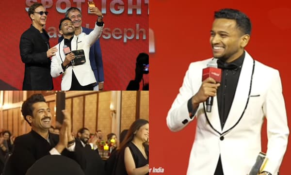 ‘ഒരു നടി ഐ ലവ് യൂ എന്ന് പറഞ്ഞു; താങ്ക് യു' വിനു പകരം കേട്ട പാതി ഞാൻ കൊടുത്ത മറുപടി ഐ ലവ് യു ടൂ എന്ന്...’ ബി ടൗണ്‍ താരങ്ങളെയും പൊട്ടിച്ചിരിപ്പിച്ച് ബേസില്‍ ജോസഫ്; പ്രസംഗം വൈറല്‍