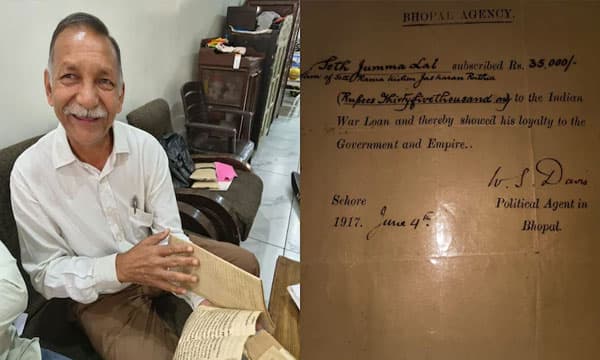 1917 ല്‍ പിടിച്ചുനില്‍ക്കാന്‍ ബ്രിട്ടീഷുകാര്‍ 35,000 രൂപ കടം വാങ്ങി ; 100 വര്‍ഷങ്ങള്‍ക്ക് ശേഷം തിരിച്ചുചോദിച്ച് ഇന്ത്യന്‍ കുടുംബം