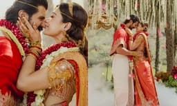 ഗന്ധര്‍വ്വനെപ്പോലെ വിജയ് ദേവരകൊണ്ടയും അപ്സരസ്സിനെ​പ്പോലെ രാശ്മിക മന്ദാനയും; പരമ്പരാഗത തെലുങ്ക് ചടങ്ങില്‍ രാശ്മികയെ താലി ചാർത്തി വിജയ് ; ചിത്രങ്ങൾ പങ്കിട്ട് ‘വിരോഷ്’ 