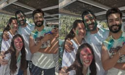 വിഹാന്‍ ജനിച്ച ശേഷം ആദ്യമായി നിറങ്ങളിലും പുഞ്ചിരിയിലും മുങ്ങി വിക്കിയും കത്രീനയും; വാട്ടർ ഗണ്ണുമായി സണ്ണി, ഒപ്പം കൂടി ഇസബെൽ കൈഫ്; പൂൾസൈഡ് ഹോളി ചിത്രങ്ങള്‍ പങ്കിട്ട് കത്രീന കൈഫ് 
