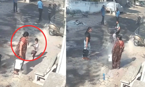 ഹോളി ആഘോഷത്തിനിടെ നിറം തളിച്ചത് ഇഷ്ടമായില്ല: നാല് വയസ്സുള്ള പേരക്കുട്ടിയുടെ ദേഹത്ത് തിളച്ചവെള്ളമൊഴിച്ച് വയോധിക, വന്‍ പ്രതിഷേധം 
