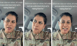 ഖമനയിയുടെ മരണം: ഇന്ത്യയില്‍ ഉയരുന്ന പ്രതിഷേധങ്ങള്‍ക്കെതിരെ ആഞ്ഞടിച്ച് ഇന്ത്യന്‍ വംശജയായ യുഎസ് സൈനിക
