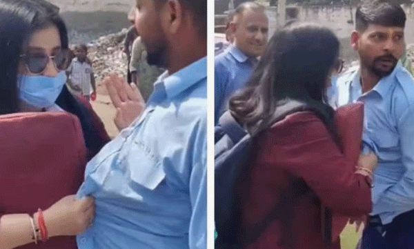 600 രൂപ യാത്രാക്കൂലി നല്‍കിയില്ല: നടുറോഡില്‍ തമ്മില്‍ തല്ലി കാബ് ഡ്രൈവറും, യുവതിയും: വീഡിയോ വൈറല്‍ 

