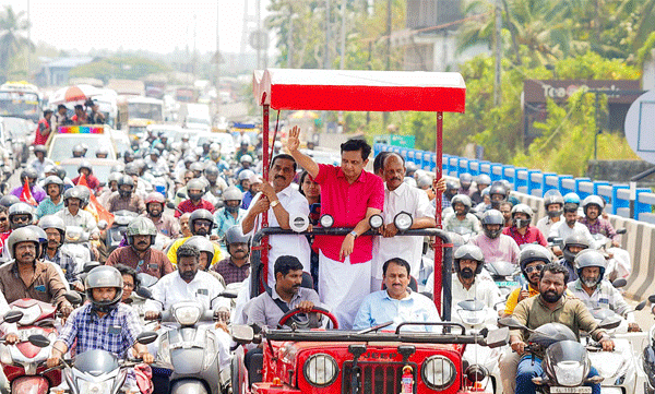 മന്ത്രി മുഹമ്മദ്‌ റിയാസ് റോഡ് ഷോ നടത്തിയ വാഹനത്തിന് ഫിറ്റ്നസ് സർട്ടിഫിക്കറ്റ് ഇല്ല:  ആരോപണവുമായി ബി ജെ പി