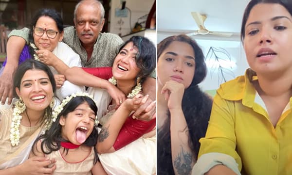 അച്ഛനെ വൃദ്ധസദനത്തിലാക്കിയിട്ടില്ല, സത്യം അറിയാതെ കല്ലെറിയുന്നത് നിര്‍ത്തൂ; പ്രതികരിച്ച് അമൃതയും അഭിരാമിയും 
