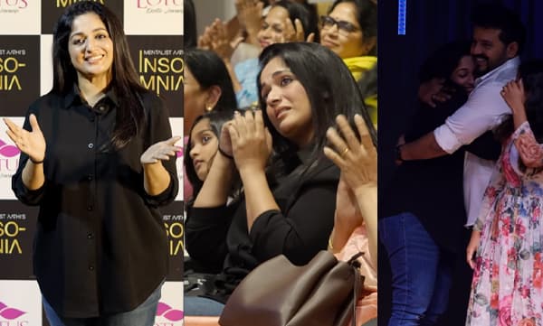 Kavya madhavan watching mentalist Aathi's along with daughter (Image Source: Instagram)