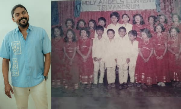 Vidhu prathap shares a throwback picture from his school life (Image Source: Facebook)
