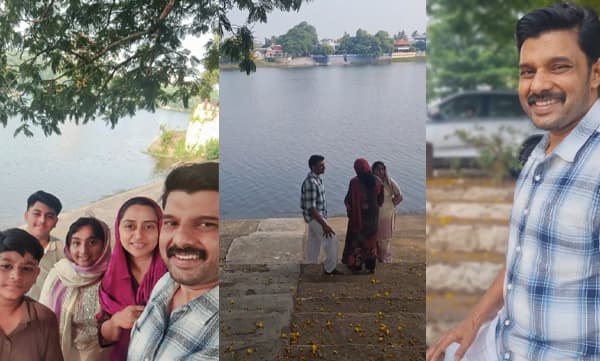 Kalabhavan navas with his family (Image Source: Instagram)