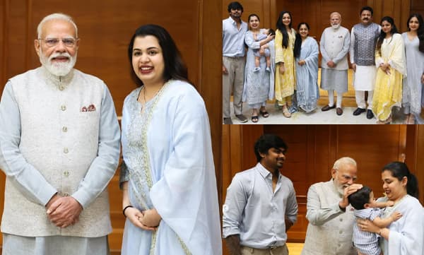 Diya Krishna and family meets prime minister narendra modi (Image Source: Instagram)