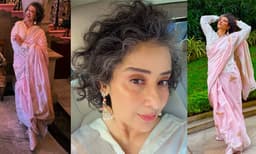 സോള്‍ട്ട് ആന്‍ഡ് പെപ്പര്‍ ലുക്കില്‍ ഹോളിവുഡ് രാജ്ഞി സ്റ്റൈലില്‍ മനീഷ കൊയ്‌രാള; 55 ലും എവര്‍ഗ്രീന്‍ ബ്യൂട്ടി, ക്വീന്‍ ഷാർലറ്റിനെപ്പോലെ എന്ന് കമന്റുകള്‍
