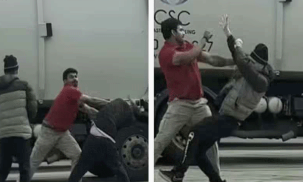 വംശീയ അധി​ക്ഷേപം നടത്തി ഓസ്ട്രേലിയന്‍ യുവാവ്: ഓടിച്ചിട്ട് അടിച്ച്  ഇന്ത്യക്കാരന്‍, വീഡിയോ