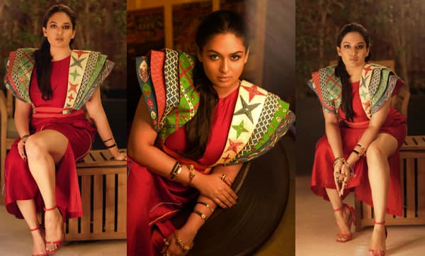 റെഡ് കോട്ടണ്‍ മിഡി ഡ്രസ്സിനൊപ്പം ഓപ്പറ ഓഫ് കേരള കളക്ഷനില്‍ നിന്നുള്ള ജാക്കറ്റുമണിഞ്ഞ് സ്റ്റൈലിഷ് ഹോട്ട് ലുക്കില്‍ പ്രയാഗ മാര്‍ട്ടിന്‍; ചിത്രങ്ങള്‍ തരംഗം