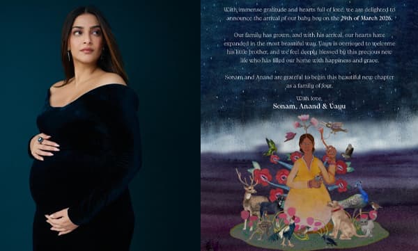 രണ്ടാമത്തെ ആണ്‍കുഞ്ഞിനെ വരവേറ്റ് സോനം കപൂര്‍; തന്റെ കുഞ്ഞനുജനെ സ്വാഗതം ചെയ്യുന്ന അതിയായ സന്തോഷത്തിലാണ് വായു എന്ന് കുറിച്ച് സോനം
