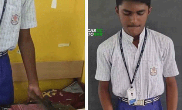 അമ്പട... കേമാ! അലക്കാന്‍ മാത്രമല്ല, ഇനി തുണി മടക്കാനും കഷ്ടപ്പെടണ്ട, പുതിയ യന്ത്രം വികസിപ്പിച്ചെടുത്ത് വിദ്യാര്‍ത്ഥി 
