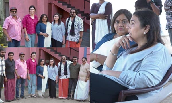 Suchithra mohanlal's surprise visit to location to see her best friend (Image Source : Instagram)