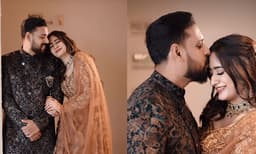 വിവാഹനിശ്ചയ ചിത്രങ്ങള് പങ്കുവച്ച് നടി മേഘ മാത്യു