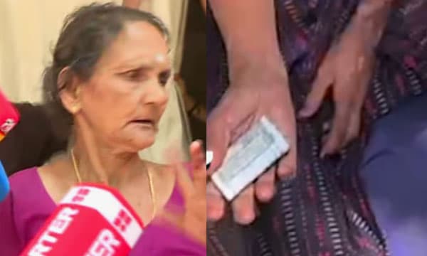ബിജെപി പ്രവര്‍ത്തകര്‍ പണം തന്നില്ല ; കയ്യിലിരുന്നത് പെന്‍ഷന്‍ കിട്ടിയ പണമെന്ന് വയോധിക