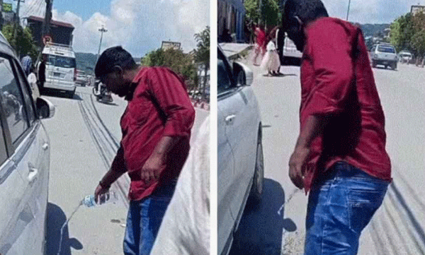 ഇത് ഇന്ത്യയല്ല, ഇവിടെ മലിനമാക്കരുത്: റോഡില്‍ തുപ്പിയ ഇന്ത്യക്കാരനോട് നോപ്പാള്‍ സ്വദേശി, പിന്നാലെ ക്ഷമാപണം 
